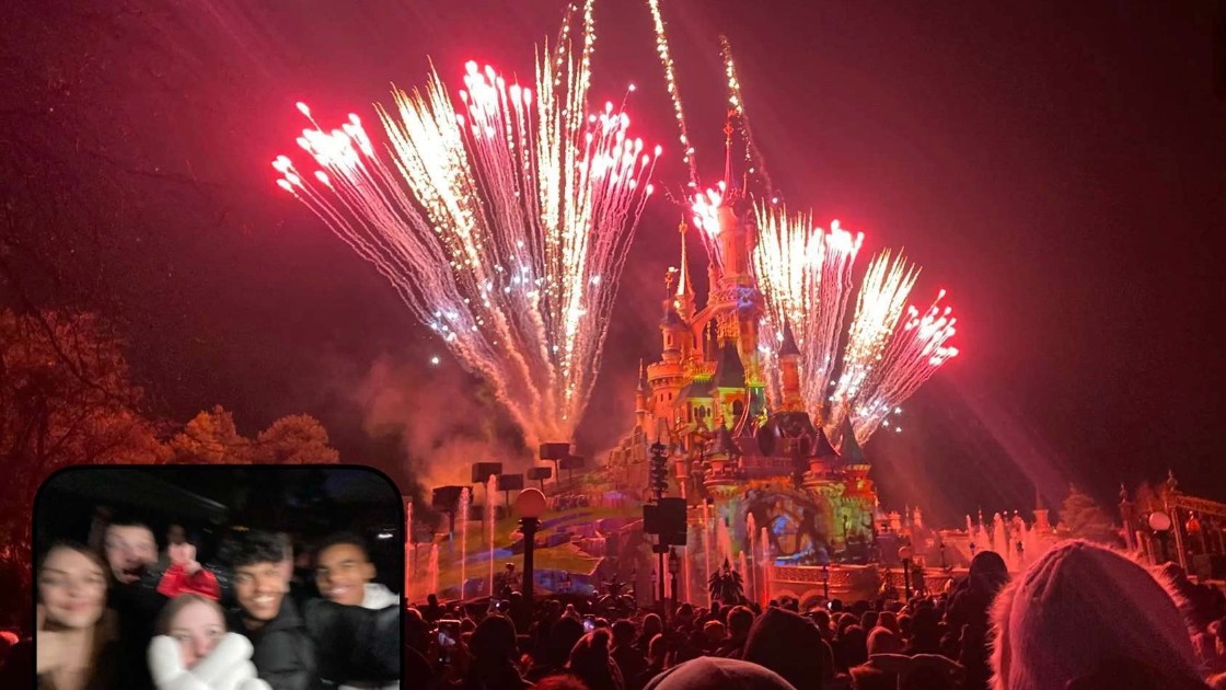 Fireworks during Hollywood Studios new Marvel show