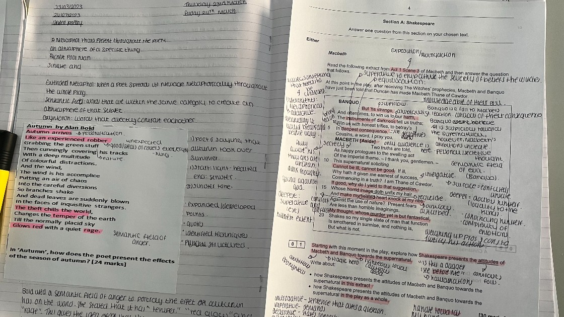 Student's English workbook
