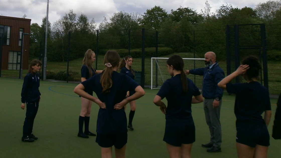 Pre-match team talk