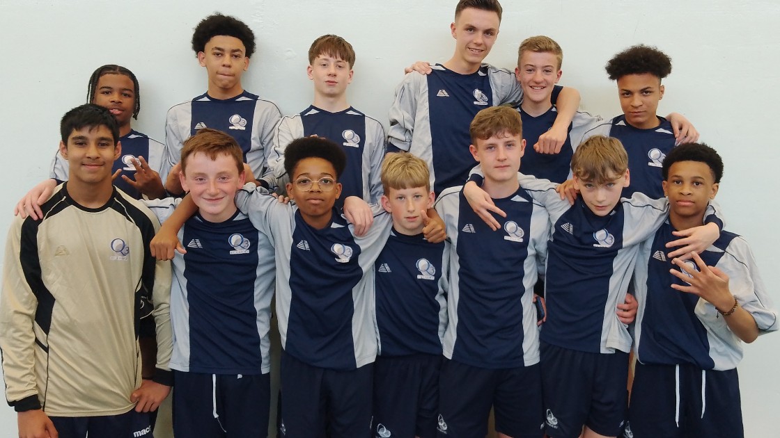 Team photo before leaving for the final