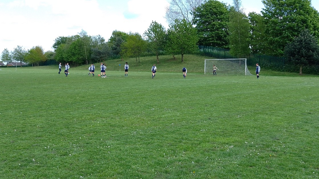 Warm-up and preparation before the match commences