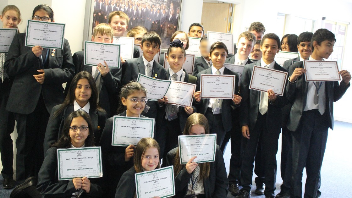 Maths Challenge Year 7 students