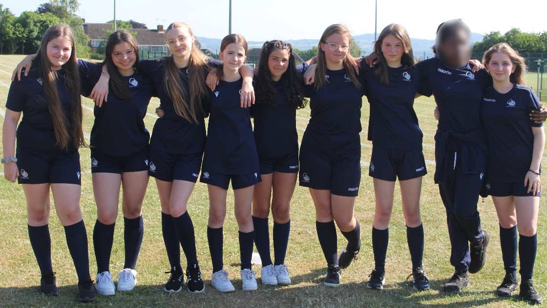 Year 9 girls celebrate success