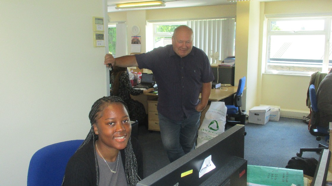 Lusungu gaining invaluable experience as an Accountant