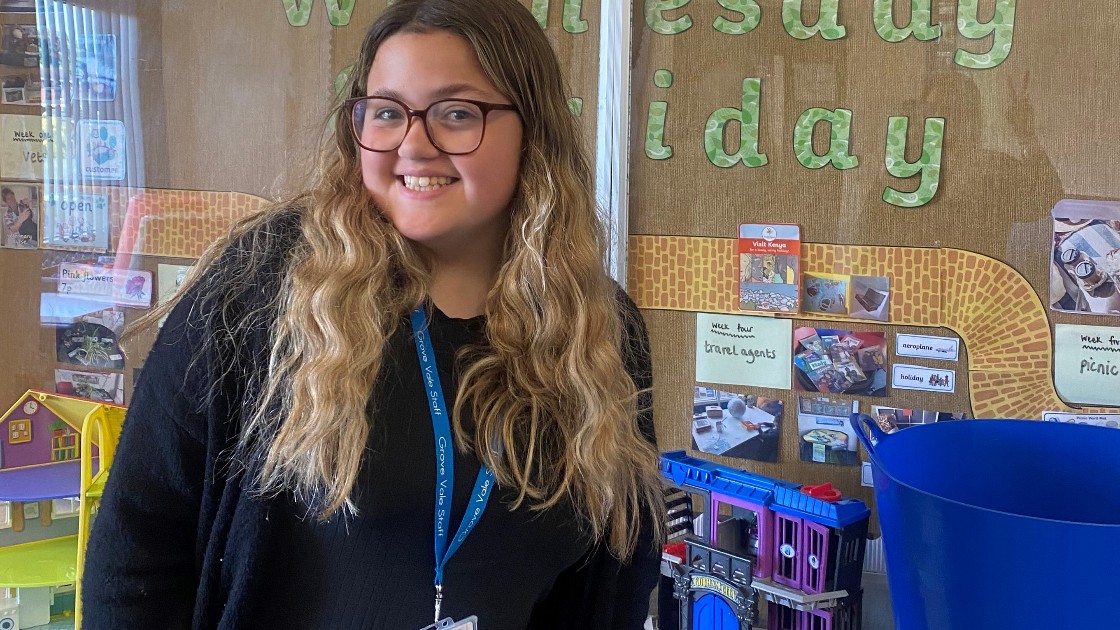 Isobella has loved working at Grove Vale Primary