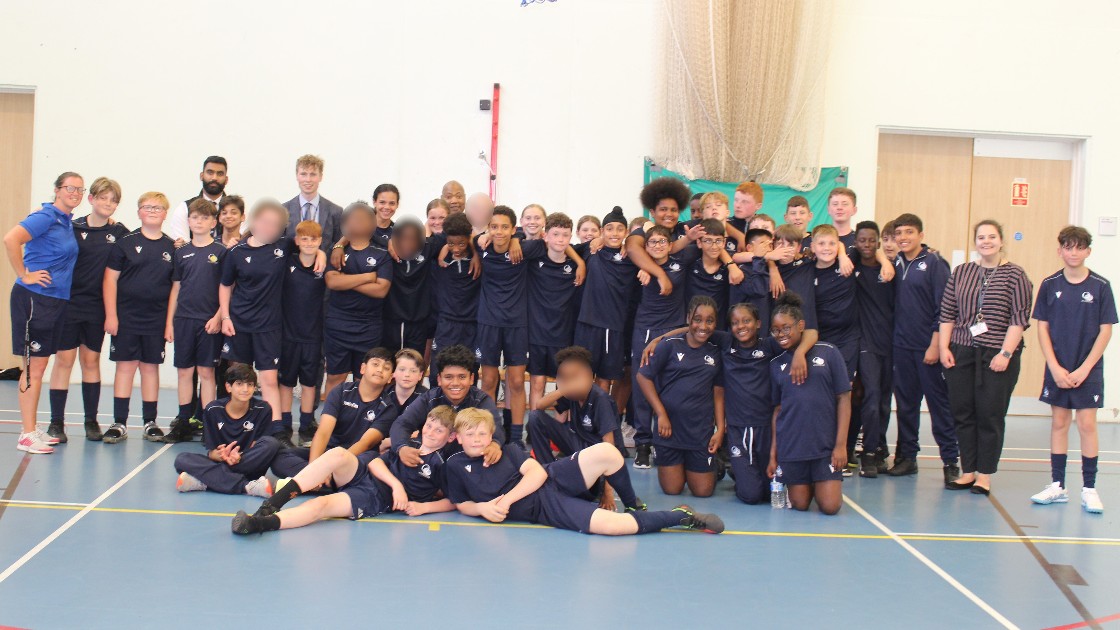 Year 7 Bench Football competitors