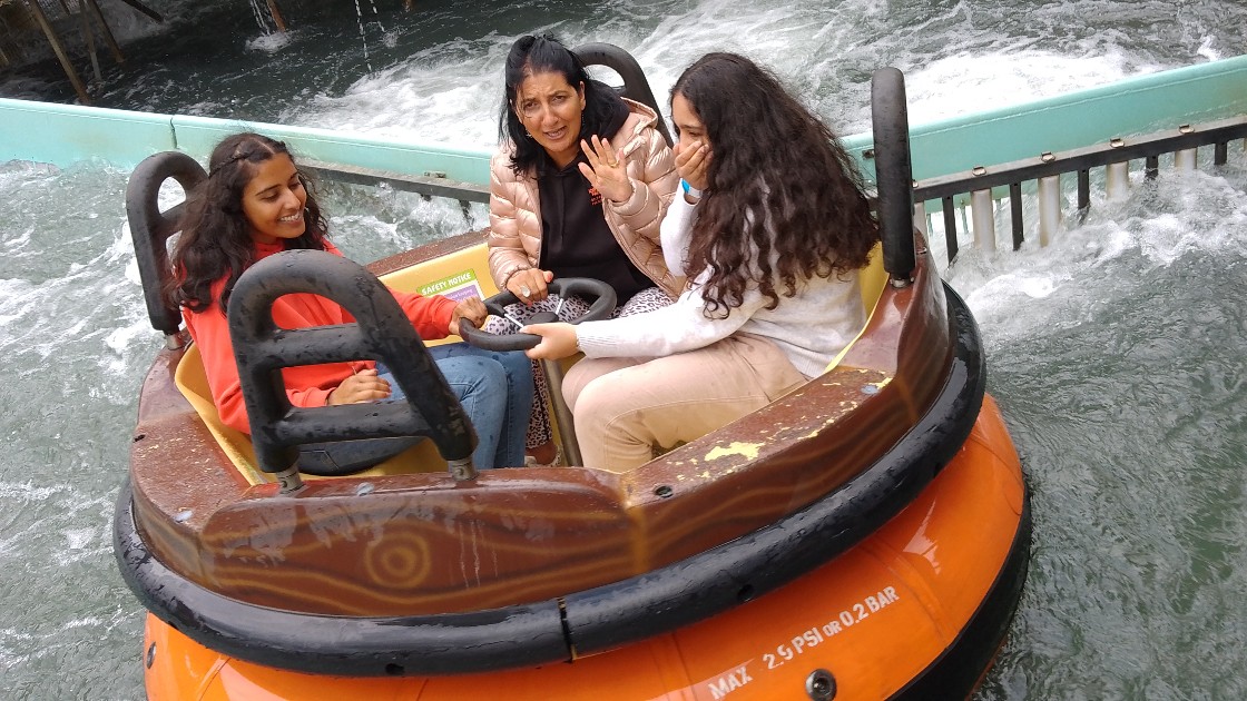 Ms Nicklin and her Sixth Form students tackle the rapids