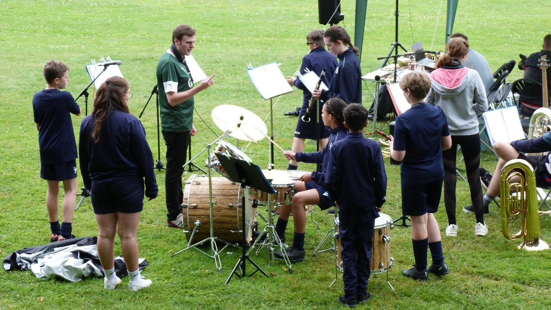 The school band provided great music for this years event.