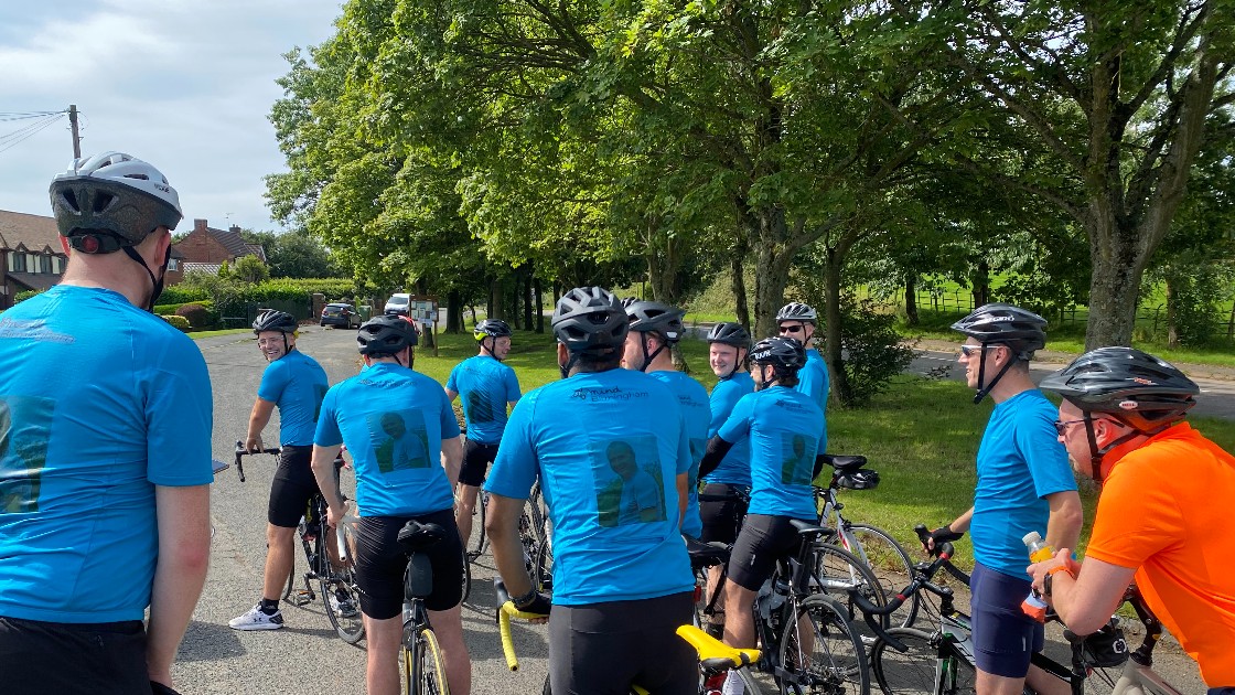 Staff all wore the same t-shirt to raise awareness.