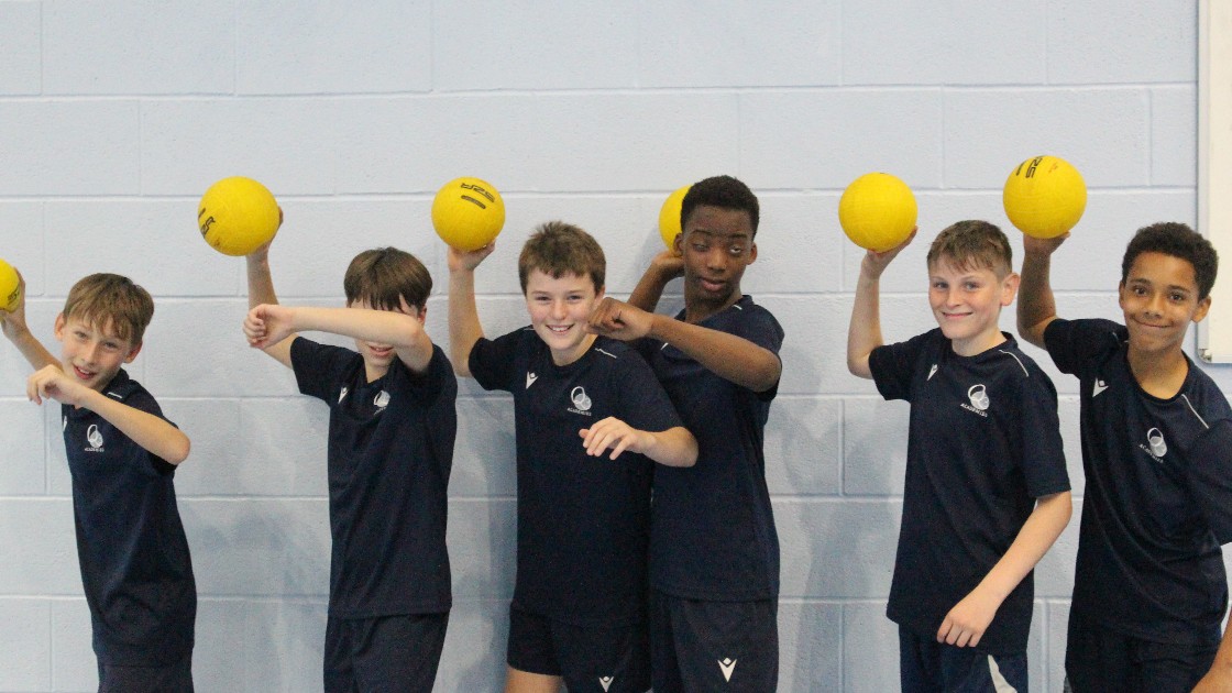 The winning Year 8 Dodgeball team.