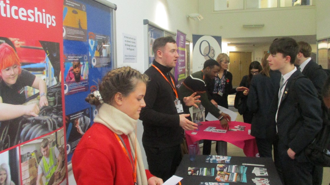 Students exploring future pathways
