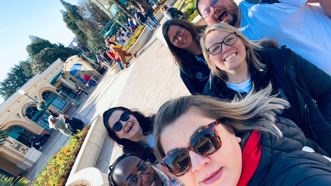 Staff enjoying Disneyland