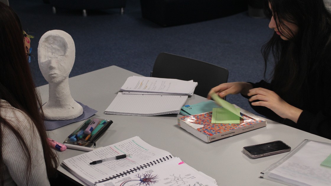 Year 13 have been prioritising revision in A Level study