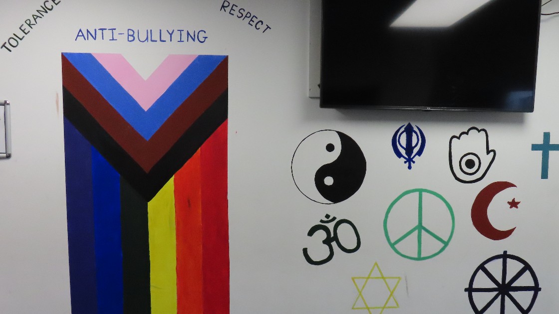 A bold and beautiful mural for all to see.