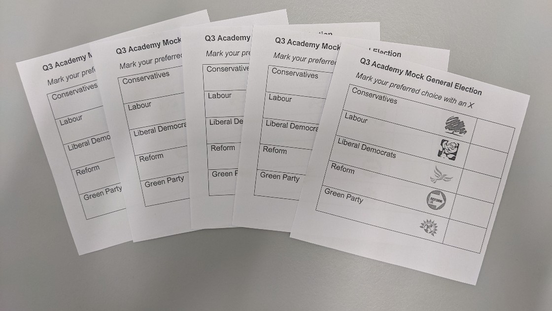 The ballot slips are ready!