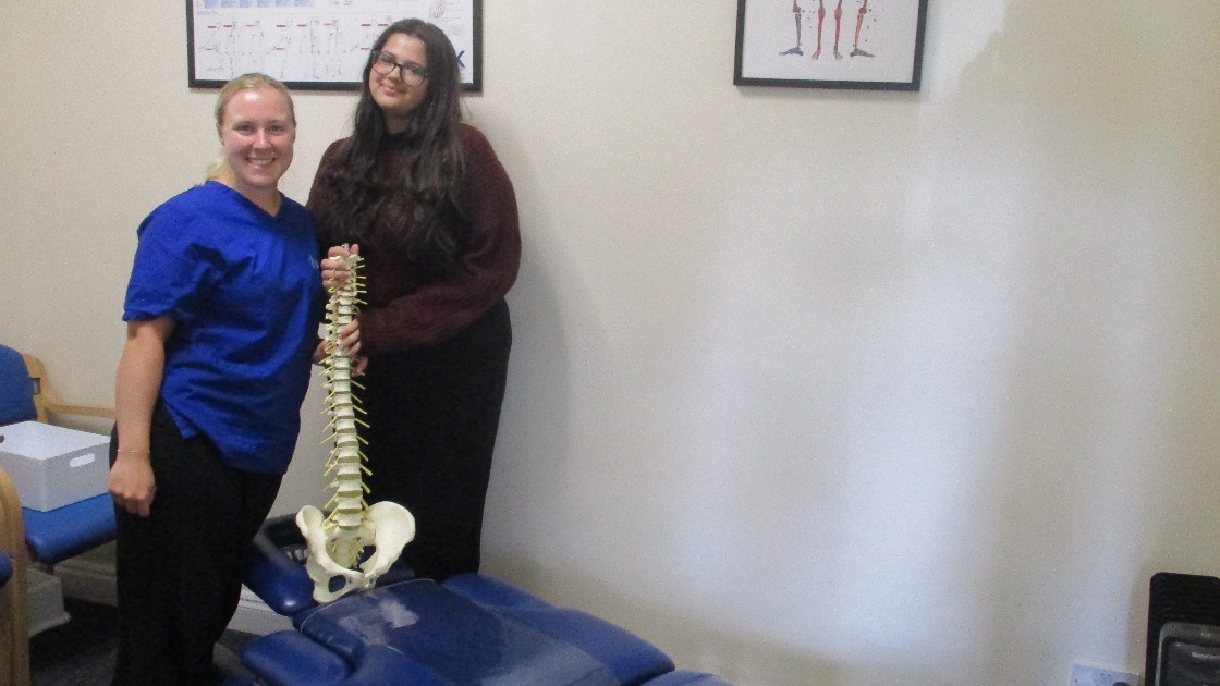 Sophia learning about the Physiology of the human body