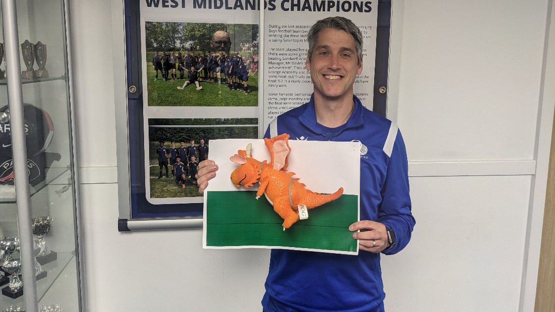 Mr Hard poses with Zog