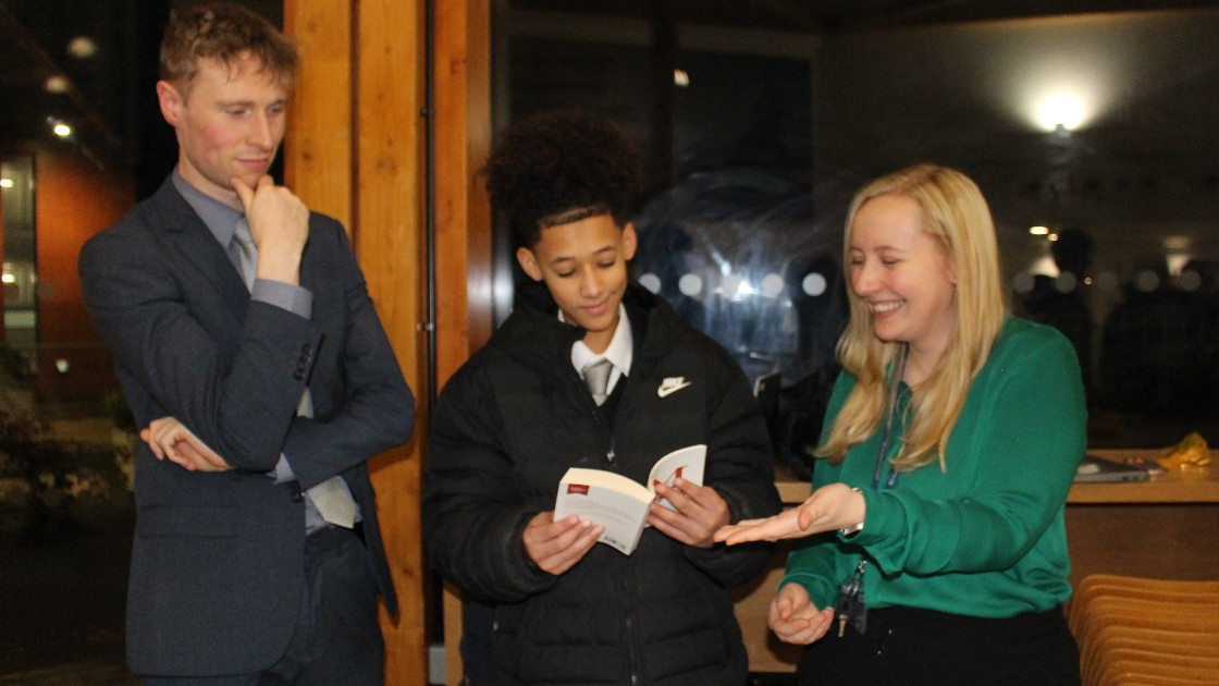 The English department showcasing literature which is studied at Key Stage 4