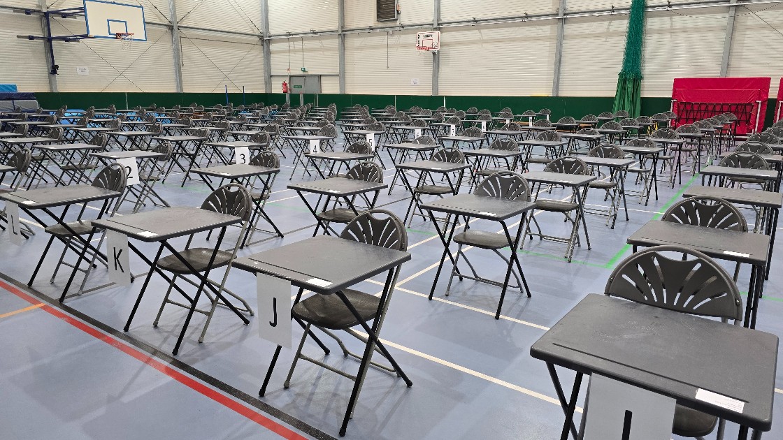 Exam desks